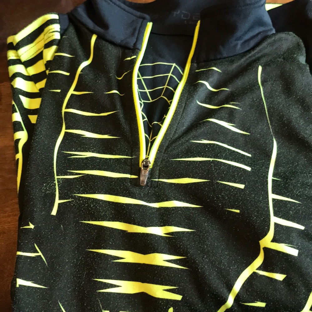 Spyder 1/4 zip long sleeve shirt
